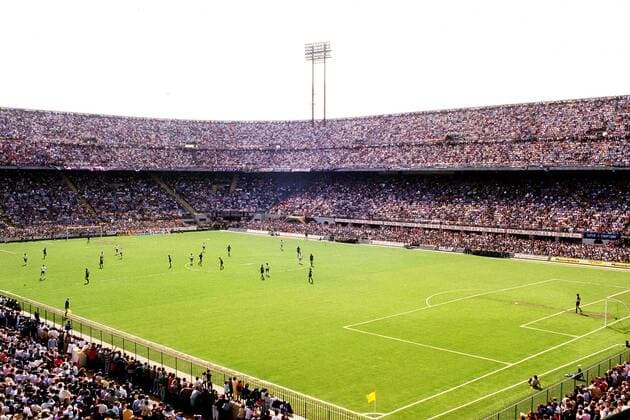 Spielsituation im Giuseppe-Meazza Stadion, welches auch San Siro genannt wird Fußball Herren Serie A 1987 1988, 1. Italienische Liga, Internazionale, AC Mailand, Inter, Milan Totale Mailand