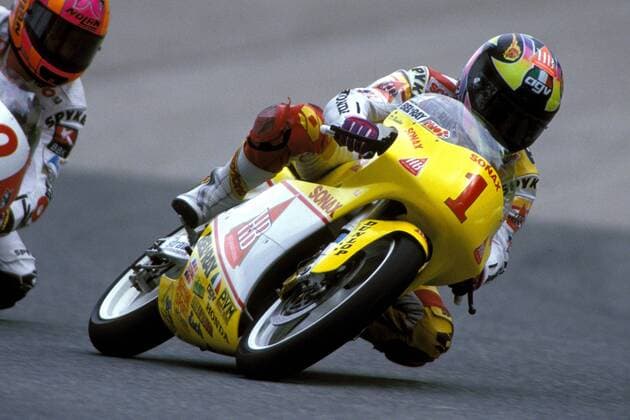 Dirk Raudies (Deutschland) auf seiner Honda Motorsport WM Herren Weltmeisterschaft 1994, Motorrad, Motorradrennen, Motorradrennsport, Motorradsport, Vdia Einzelbild