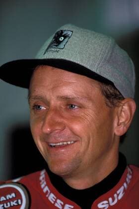 Kevin Schwantz (USA Suzuki) Motorsport WM Herren Weltmeisterschaft 1994, Motorrad, Motorradrennen, Motorradrennsport, Motorradsport, Vdia Porträt