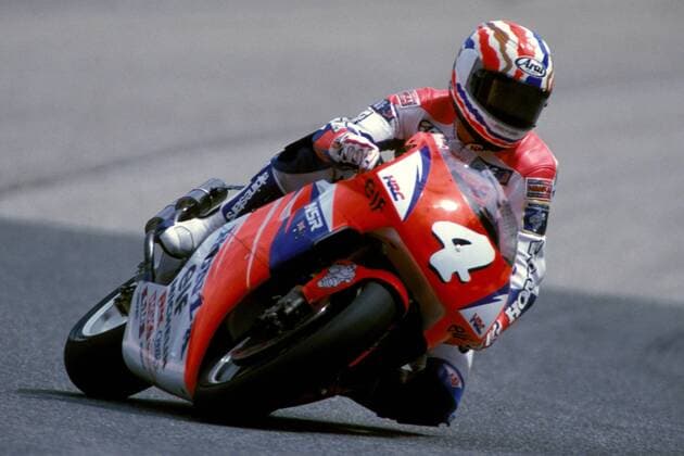 Mick Doohan (Australien) auf seiner Honda Motorsport WM Herren Weltmeisterschaft 1994, Motorrad, Motorradrennen, Motorradrennsport, Motorradsport, Vdia Einzelbild
