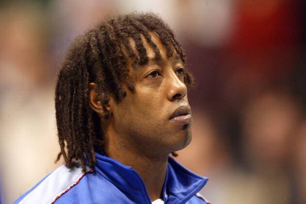Jackson Richardson (San Antonio) Handball EC 1 Herren Champions League 2002 2003, Magdeburg - Portland San Antonio 22:26, Vdig Porträt Magdeburg