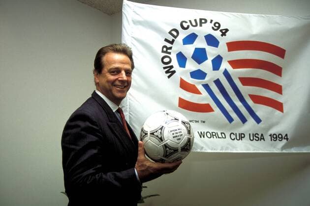 Alan Rothenberg (USA) - Chef des Organisationskomitees des WorldCup 1994 Fußball WM Herren Weltmeisterschaft 1994, World Cup, Einzelbild Dallas