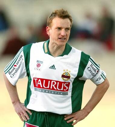 Andreas Herzog (Rapid) unzufrieden Fußball Herren tmobileBundesliga 2002 2003, SK Rapid Wien, 1. Österreichische Liga Einzelbild Wien
