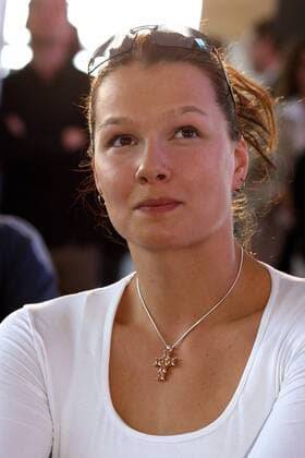 Franziska van Almsick (Deutschland) - nominiert für das Comeback des Jahres Schwimmen Damen Laureus World Sports Award 2003, Nominierung, Sportlerwahl, Schwimmsport Porträt Sportoscar, Award, Awards, Sport, Sports Berlin