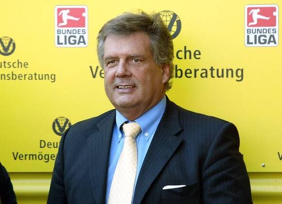 Vorstandsvorsitzender Rene Charles Jäggi (Lautern) Fußball 1. BL Herren Saison 2002 2003, 1. FC Kaiserslautern Porträt Kaiserslautern