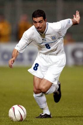 Haim Revivo (Israel) am Ball Fußball Länderspiel Herren Europameisterschaftsqualifikation 2003, Qualifikation, Nationalmannschaft, Nationalteam, Länderspiel Einzelbild Palermo Dynamik,  