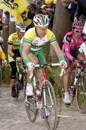 Stuart O Grady (Australien Credit Agricole) Radsport Herren 87. Flandernrundfahrt 2003, Radrennsport, Straßenradsport, Straßenradrennsport, Radrennen, Vdig Einzelbild Brügge - Meerbeke Flandern-Rundfahrt
