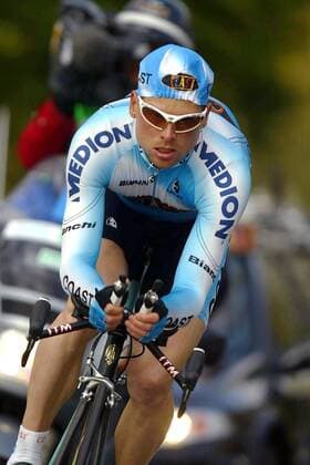 Jan Ullrich (Deutschland Coast) Radsport Herren Sarthe-Rundfahrt 2003, Radrennsport, Straßenradsport, Straßenradrennsport, Radrennen, Vdig Einzelbild  