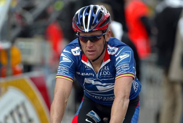 Lance Armstrong (USA US Postal Service) Radsport Herren Amstel Gold Race 2003, Straßenradsport Einzelbild Niederlande