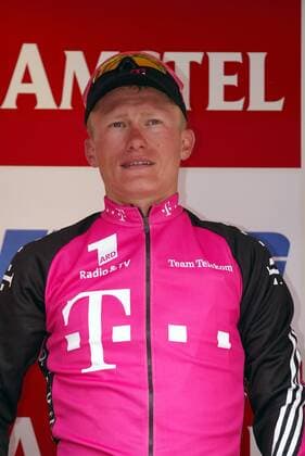 Alexander Vinokourov (Kasachstan Telekom) - Siegerehrung Radsport Herren Amstel Gold Race 2003, Straßenradsport Porträt Niederlande