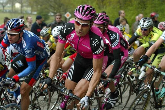 Erik Zabel (Deutschland Telekom) Radsport Herren Amstel Gold Race 2003, Straßenradsport Einzelbild Niederlande