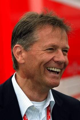 Marc Surer, 70. Geburtstag am 18. September Premiere-Kommentator Marc Surer (Schweiz) Motorsport Grand Prix Herren Großer Preis von San Marino 2003, Formel 1 Weltmeisterschaft, F1, F, GP, WM, Porträt Imola Freude,