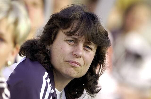 Co-Trainerin Ulrike Ballweg (Deutschland U 19) Fußball Länderspiel Damen Länderspiel 2003, Freundschaftsspiel, Test, Testspiel, U19, U 19, Frauen, Frauenfußball, Vdig Porträt Leipzig