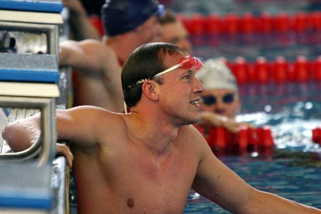 Lars Conrad (Deutschland) Schwimmen LM Herren Deutsche Meisterschaft 2003, Landesmeisterschaft, DM, Schwimmsport Einzelbild Hamburg