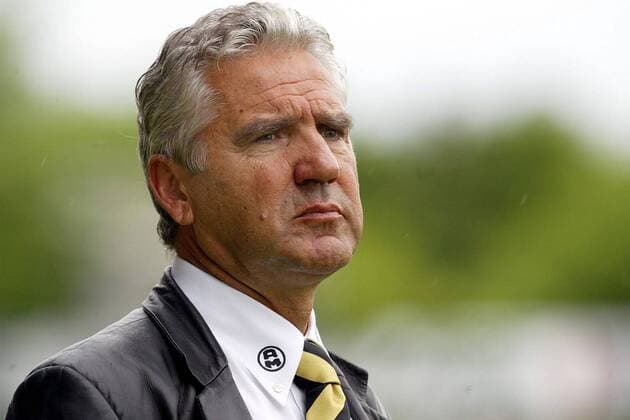 Fußball, Trainerhistorie, Alemannia Aachen Trainer Jörg Berger (Aachen) Fußball 2. BL Herren Saison 2002 2003, Reutlingen - Alemannia Aachen 5:0 Porträt Reutlingen