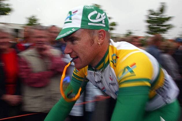 Stuart O Grady (Australien Credit Agricole) Radsport Herren Bayern-Rundfahrt 2003, Bayernrundfahrt Straßenradsport, Straße, Rad Einzelbild 4. Etappe: Plattling - Grafenau