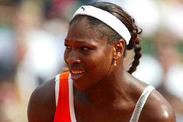 Serena Williams (USA) Tennis Damen French Open 2003, Grand Slam, WTA-Tour, Porträt Paris  