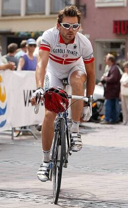 Rene Haselbacher (Österreich Gerolsteiner) Radsport Herren Deutschlandtour 2003, Deutschland-Tour, Deutschlandrundfahrt, Rundfahrt, Straße, Rad, Vdig Einzelbild Ansbach