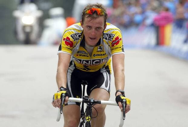 Jörg Jaksche (Deutschland ONCE-Eroski) Radsport Herren Deutschlandtour 2003, Deutschland-Tour, Deutschlandrundfahrt, Rundfahrt, Straßenradsport, Rad, Vdig Einzelbild 5. Etappe, Ravensburg - Feldberg