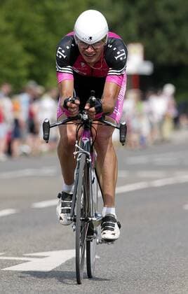 Paolo Savoldelli (Italien Team Telekom) Radsport Herren Deutschlandtour 2003, Deutschland-Tour, Deutschlandrundfahrt, Rundfahrt, Straße, Rad, Vdig Einzelbild Bretten