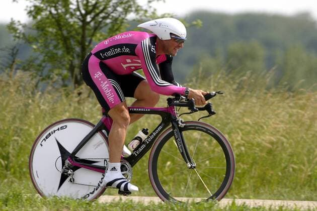 Steffen Wesemann (Deutschland Team Telekom) Radsport Herren Deutschlandtour 2003, Deutschland-Tour, Deutschlandrundfahrt, Rundfahrt, Straße, Rad, Vdig Einzelbild Bretten