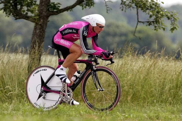 Alexander Vinokourov (Kasachstan Team Telekom) Radsport Herren Deutschlandtour 2003, Deutschland-Tour, Deutschlandrundfahrt, Rundfahrt, Straße, Rad, Vdig Einzelbild Bretten