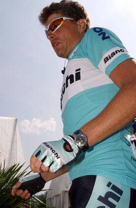 Jan Ullrich (Deutschland Bianchi) Radsport Herren 40. Großer Preis des Kanton Aargau 2003, Gippinger Radsporttage, Straßenradsport, Straße, Rad, Vdig Einzelbild Gippingen