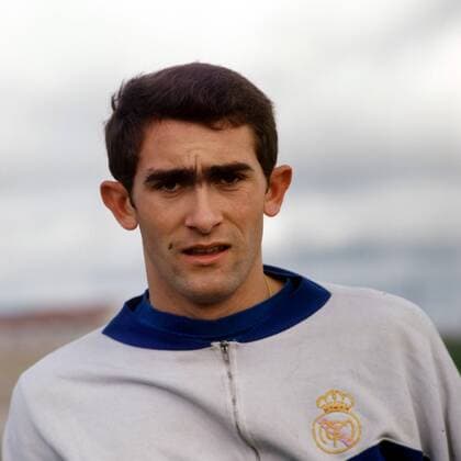 Jose Martinez Pirri (Real Madrid) Fußball Herren Primera Division 1966 1967, 1. Spanische Liga, Real Madrid, Porträt Aufnahmedatum geschätzt