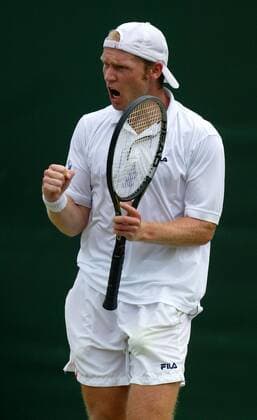 Rainer Schüttler (Deutschland) - Jubel Tennis Herren All England Championships 2003, Grand Slam, ATP-Tour Einzelbild Wimbledon London Freude,
