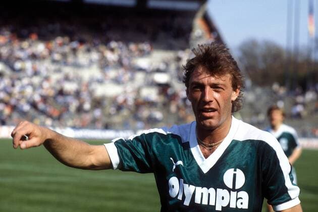 Uwe Bracht (Bremen) Fußball 1. BL Herren Saison 1982 1983, SV Werder Bremen, Mfdia Einzelbild