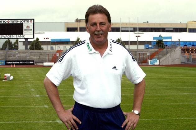 Trainer Uwe Reinders (Braunschweig) Fußball Herren Regionalliga Nord 2003 2004, 3. Liga, Eintracht Braunschweig, Vorstellung, Präsentation, Vdig Einzelbild Braunschweig