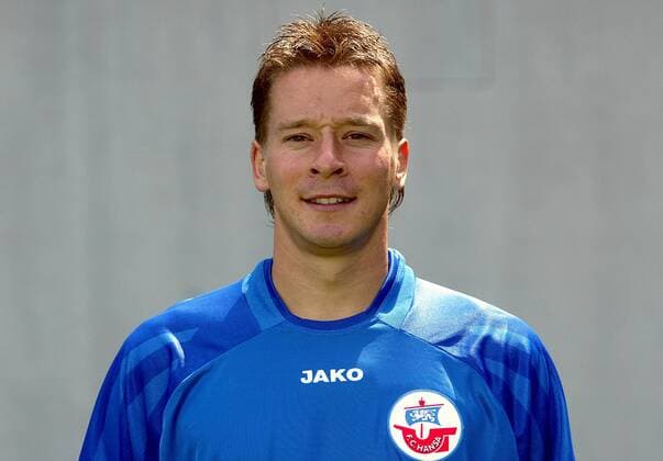 Ronald Maul (Rostock) Fußball 1. BL Herren Saison 2003 2004, FC Hansa Rostock, Vorstellung, Präsentation, Pressetermin, Porträttermin Porträt Rostock