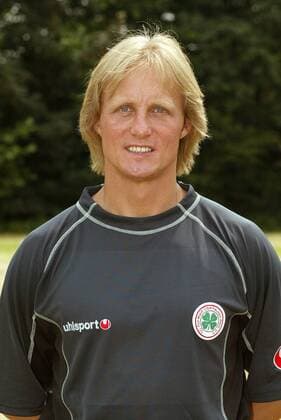Fußball, Trainerhistorie, Rot-Weiß Oberhausen Trainer Jörn Andersen (Oberhausen) Fußball 2. BL Herren Saison 2003 2004, Rot-Weiß Oberhausen, RWO, RW, Weiss, Vorstellung, Präsentation, Pressetermin Porträt Oberhausen