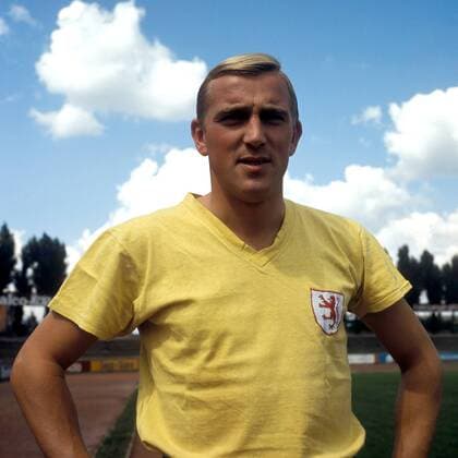 Peter Kaack (Braunschweig) Fußball 1. BL Herren Saison 1967 1968, Eintracht Braunschweig, Vdia Porträt Braunschweig