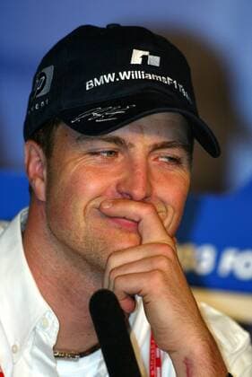 Ralf Schumacher (Deutschland BMW-Williams) - ob er in Silverstone wieder was ausheckt? Motorsport Grand Prix Herren Großer Preis von England 2003, Formel 1 Weltmeisterschaft, F1, F, GP, WM, Vdig Porträt Silverstone