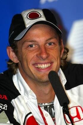 Jenson Button (England BAR-Honda) Motorsport Grand Prix Herren Großer Preis von England 2003, Formel 1 Weltmeisterschaft, F1, F, GP, WM, Vdig Porträt Silverstone