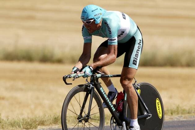 Jan Ullrich (Deutschland Bianchi) Radsport Herren Tour de France 2003, Straßenradsport, Straße, Rad, Einzelzeitfahren, Zeitfahren Einzelbild 12. Etappe Gaillac - Cap Decouverte