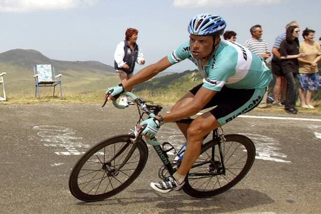 Jan Ullrich (Deutschland Bianchi) Radsport Herren Tour de France 2003, Rad, Straße, Straßenradsport, Vdig Einzelbild 13. Etappe: Toulouse - Plateau de Bonascre