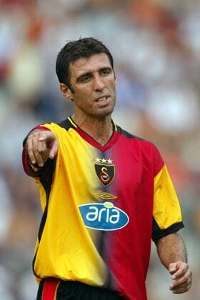 Hakan Sükür (Galatasaray) gibt Anweisungen Fußball Herren Saisonvorbereitung 2003 2004, Süper Lig, 1. Türkische Liga, Test, Testspiel, Vdig, Einzelbild Berlin