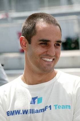 Juan Pablo Montoya (Kolumbien BMW-Williams) Motorsport Grand Prix Herren Großer Preis von Deutschland 2003, Formel 1 Weltmeisterschaft, F1, F, GP, WM, Qualifying, Vdig Einzelbild Hockenheimring Hockenheim Freude,