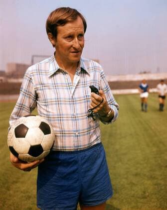 Trainer Rudolf Rudi Gutendorf (1860) Fußball 2. BL Herren DEUTSCHSPRACHIGE SPORTZEITSCHRIFTEN UND -ZEITUNGEN NUR NACH RÜCKSPRACHE, Saison 1974 1975 Einzelbild München