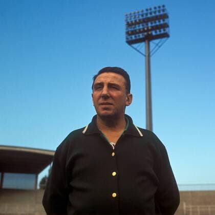 Trainer Fritz Langner (Schalke) Fußball 1. BL Herren DEUTSCHSPRACHIGE SPORTZEITSCHRIFTEN UND -ZEITUNGEN NUR NACH RÜCKSPRACHE, Saison 1967 1968 Porträt Aufnahmedatum geschätzt Bremen