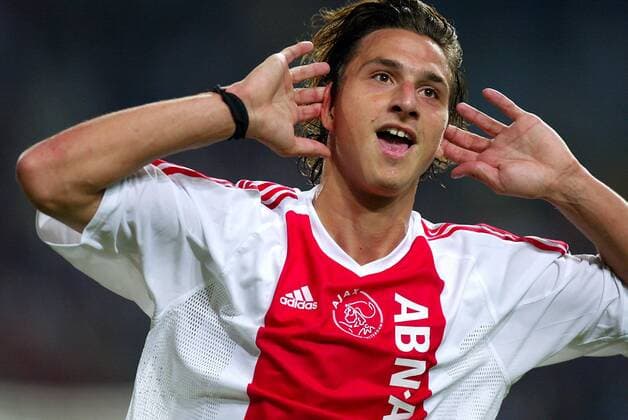 Zlatan Ibrahimovic (Ajax) - Torjubel - VERÖFFENTLICHUNGSRECHTE NUR FÜR DEUTSCHE MEDIEN Fußball EC 1 Herren Champions League Qualifikation 2003 2004, Ajax Amsterdam Einzelbild Amsterdam Freude, Begeisterung