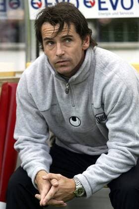 Fußball, Trainerhistorie, Kickers Offenbach Trainer Lars Schmidt (Offenbach) Fußball Herren DFB-Pokal 2003 2004, Pokalspiel, Kickers Offenbach, Regionalliga Süd, 3. Liga Einzelbild Offenbacher, OFC Offenbach