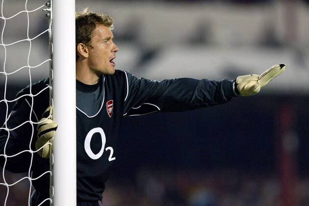 Torwart Jens Lehmann (Arsenal London) Fußball EC 1 Herren Champions League 2003 2004, FC Einzelbild London