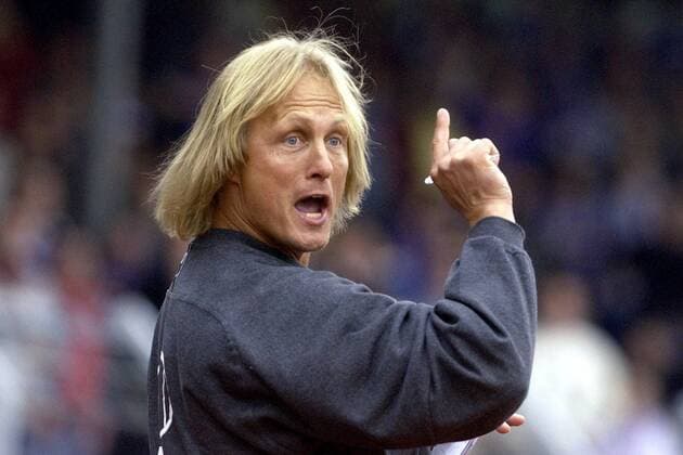 Fußball, Trainerhistorie, Rot-Weiß Oberhausen Trainer Jörn Andersen (Oberhausen) macht auf sich aufmerksam Fußball 2. BL Herren Saison 2003 2004, Rot-Weiß Oberhausen, RWO, RW Einzelbild Aue