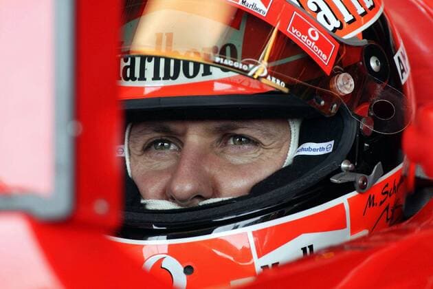Michael Schumacher (Deutschland Ferrari) im Cockpit seines Boliden Motorsport Grand Prix Herren Großer Preis von Japan 2003, Formel 1 Weltmeisterschaft, F1, F, GP, WM, Qualifying Einzelbild International Racing Course Suzuka