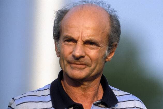 Trainer Dettmar Cramer (Leverkusen) Fußball 1. BL Herren Saison 1983 1984, Bayer 04 Leverkusen, Porträt Leverkusen
