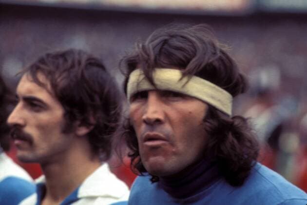 Torwart Hugo Orlando Gatti (Argentinien) Fußball Länderspiel Herren Länderspiel 1977, Testspiel, Test, Freundschaftsspiel, Nationalmannschaft, Nationalteam, Porträt Buenos Aires