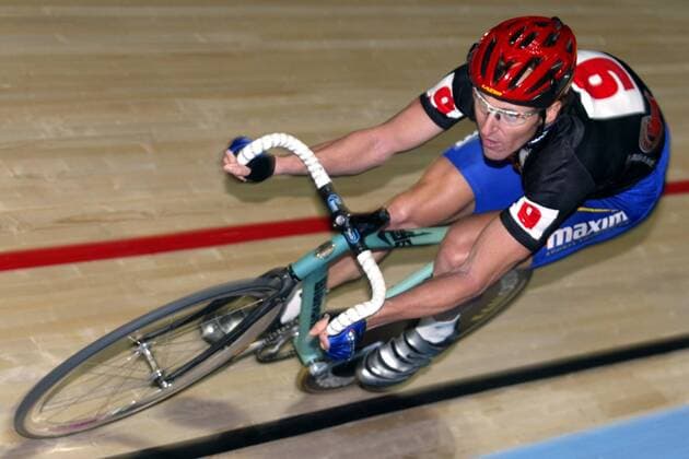 Scott McGrory (Australien) Radsport Herren 62. Dortmunder 6-Tage Rennen 2003, Sechstagerennen, Sechstage, Sechs, Sixdays, six days, Vdig Einzelbild Dortmund
